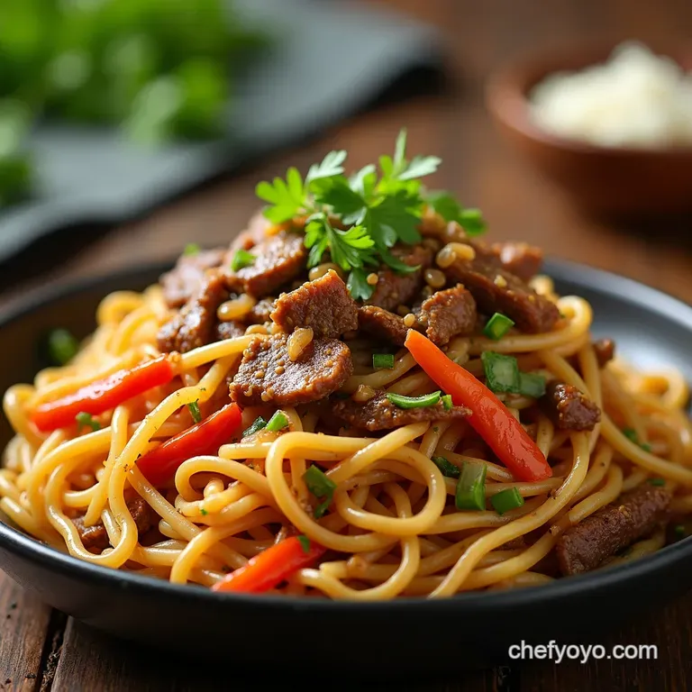 Beef Chow Mein Takeaway Taste Homemade Goodness