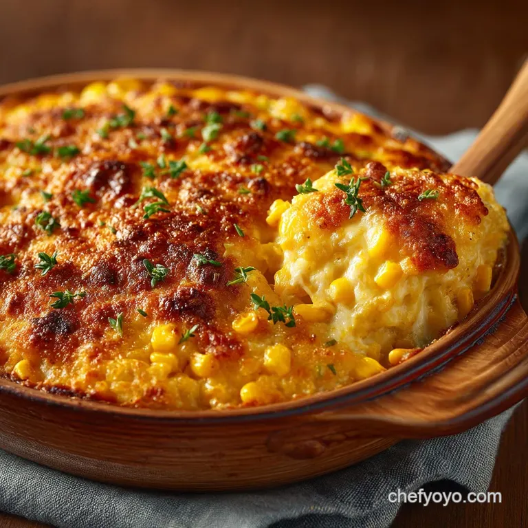 Cheesy Creamy and Cracking Good The Best Jiffy Corn Casserole presentation