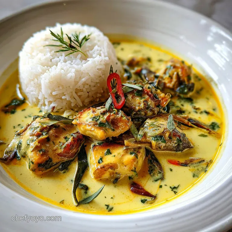 Blanquette Poisson Coco Curry