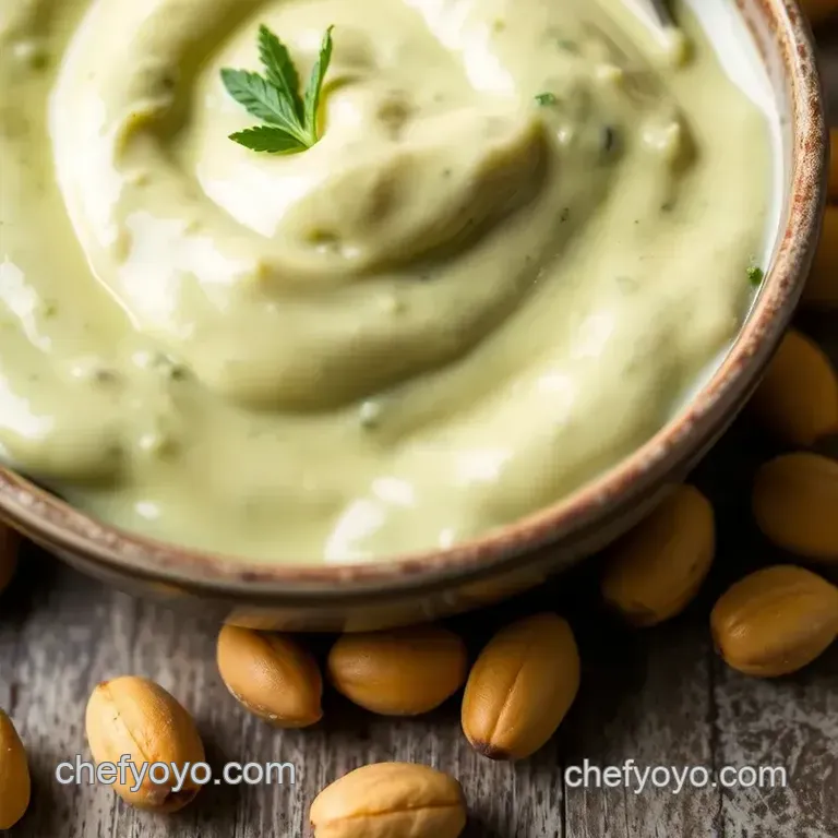 15-Minute Creamy Pistachio Sauce presentation