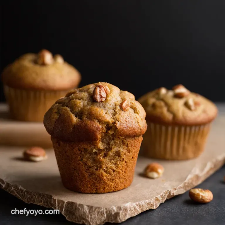 Bloomin' Brilliant Banana Nut Muffins presentation