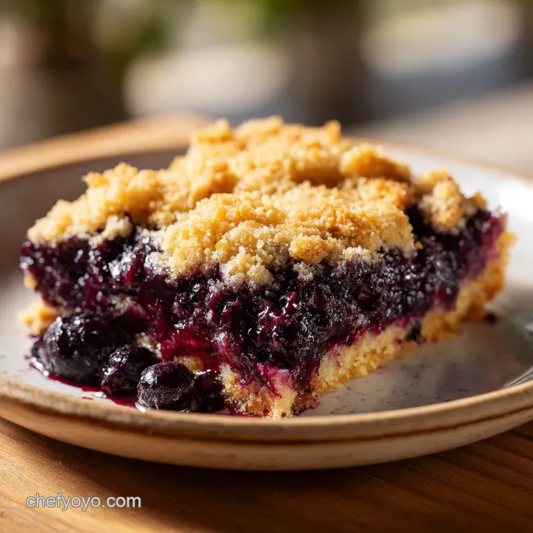 Blueberry Dump Cake: Golden and Crisp