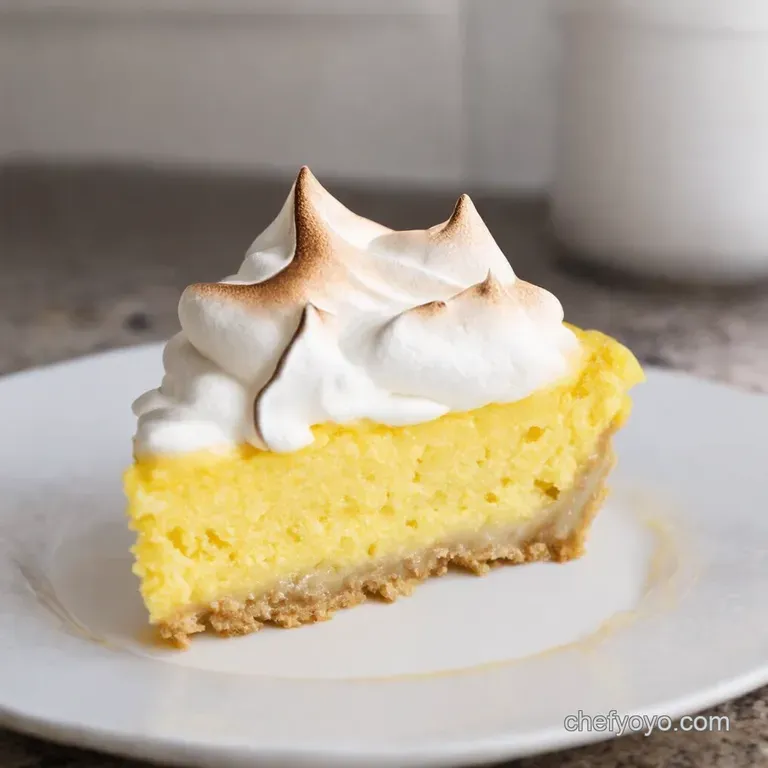 Bright and Billowy Lemon Meringue Pie presentation
