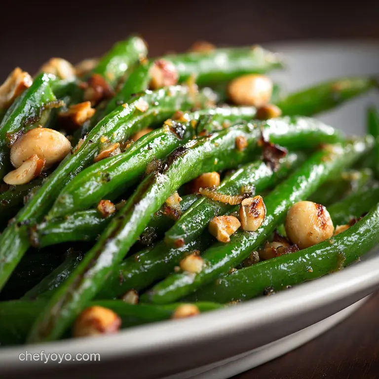 Green Beans: Cheffy Brown Butter Hazelnut Side Dish