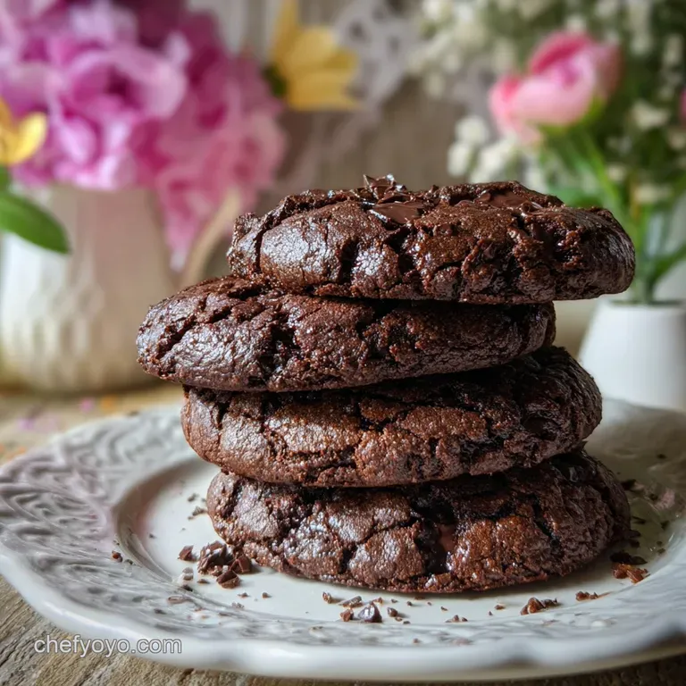 Brownie Mix Cookies: Fudgy & Crisp