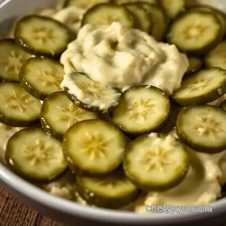 Buttered Pickles: a Creamy Twist on a Classic Snack presentation