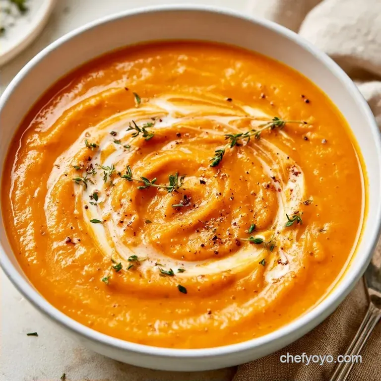 Velvety Butternut Squash Potage
