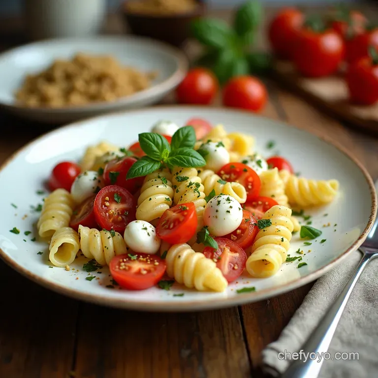Caprese Pasta Salad A Taste of Italian Summer