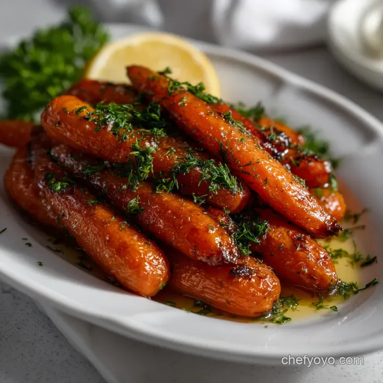 Velvety Honey Roasted Carrots Recipe