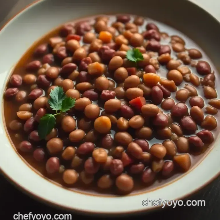 Charro Beans: a Hearty and Flavorful Mexican Delight presentation
