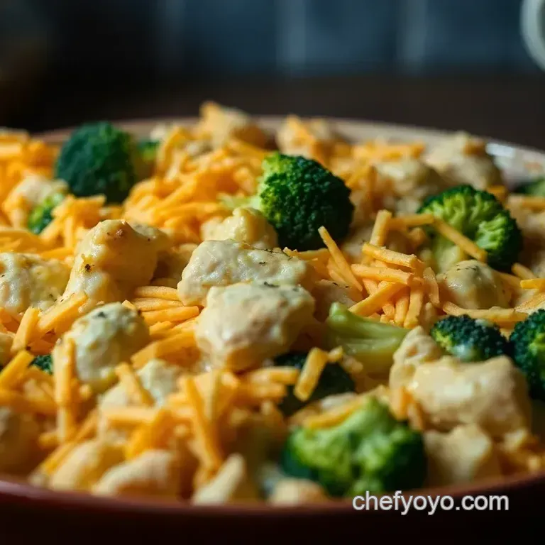 Cheesy Chicken and Broccoli Casserole Delight