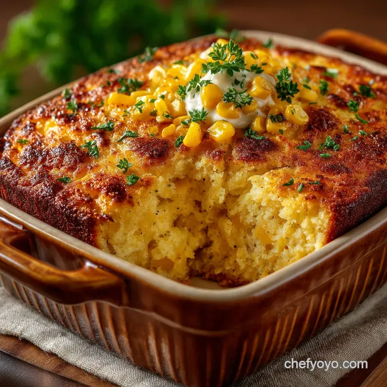Creamy Corn Pudding Casserole Recipe Without Jiffy Mix