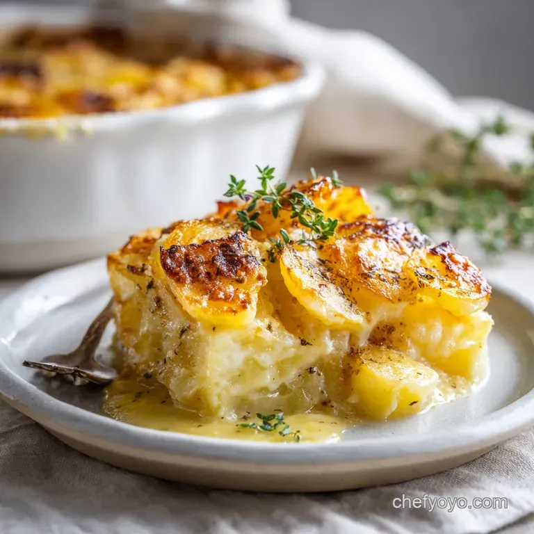 Cheesy Potato Casserole: Velvety and Golden