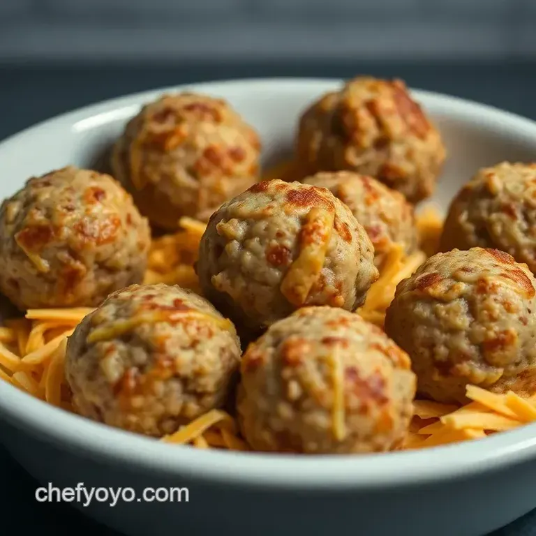 Cheesy Sausage Balls with Bisquick – The Ultimate Party Snack