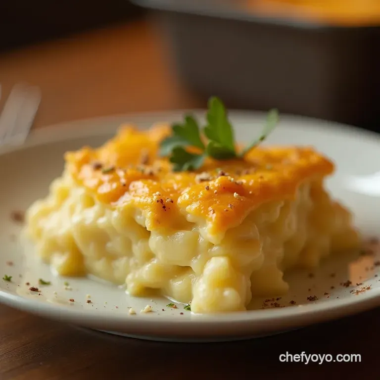 The Ultimate Creamy Cheesy Scalloped Potatoes presentation