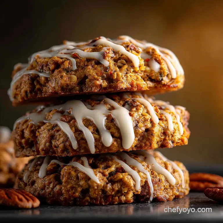 Chewy Spiced Carrot Cake Oatmeal Cookies A Proper Hug in a Cookie