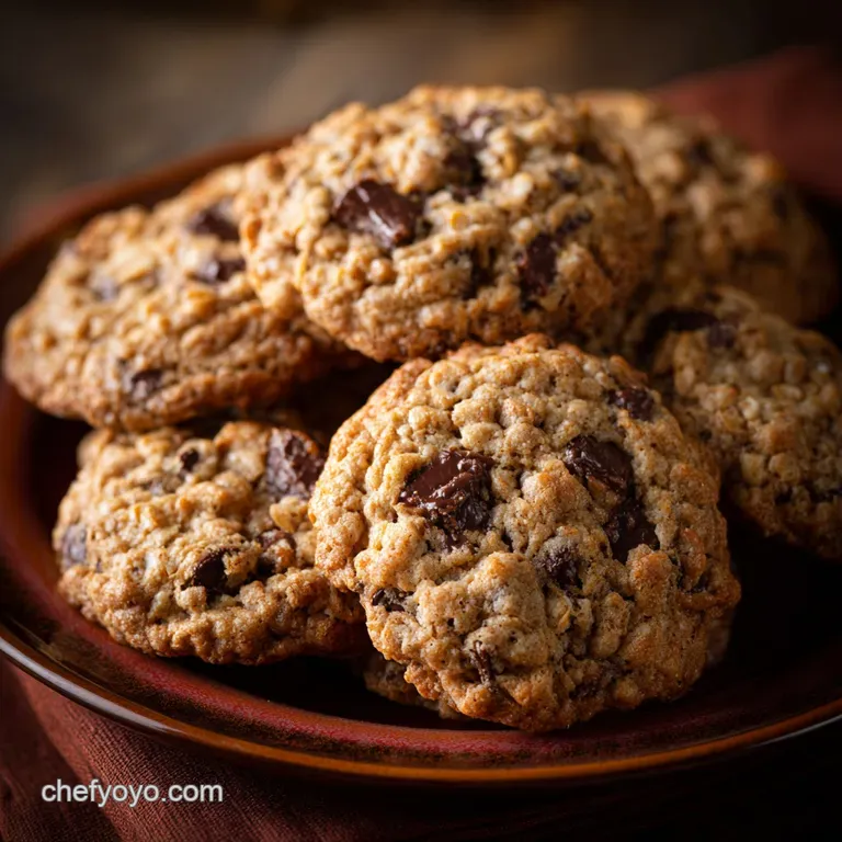 The StickyToffee Dream Chefs Chewy Oatmeal Chocolate Chip Cookies