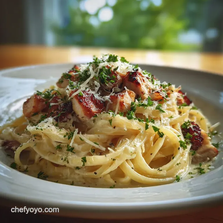 Chicken Carbonara Recipe: Velvety & Smoky