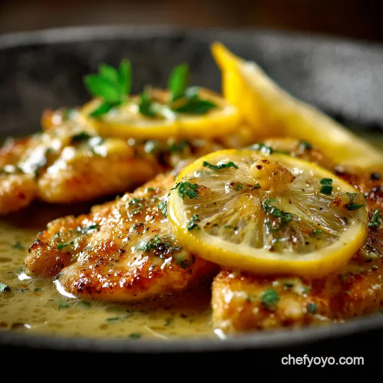 Chicken Francese With Lemon Butter Sauce Golden Cutlets in a Zesty Pan Sauce