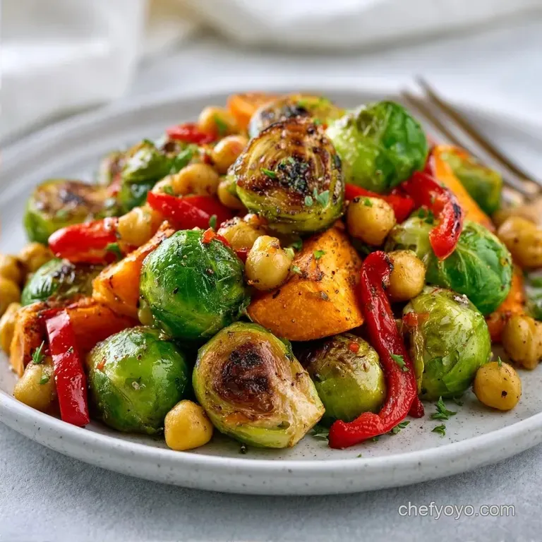 Chickpea Roasted Vegetable Bowl: Healthy and Hearty
