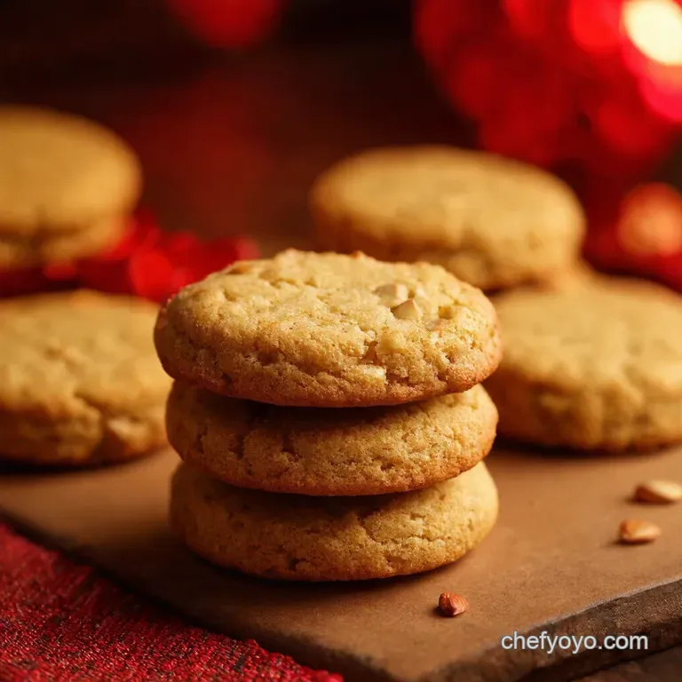Chinese Almond Cookies presentation