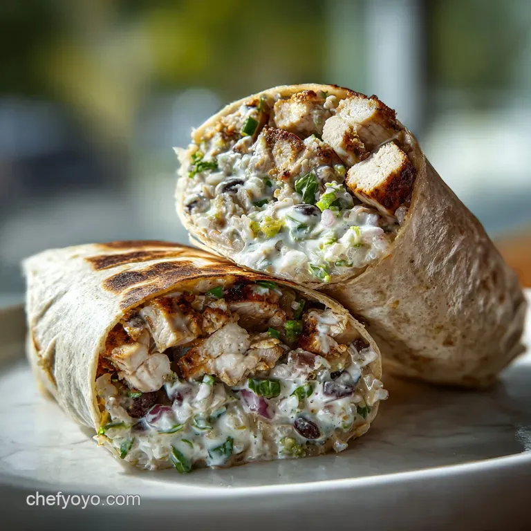 Chipotle Ranch Grilled Chicken Burrito