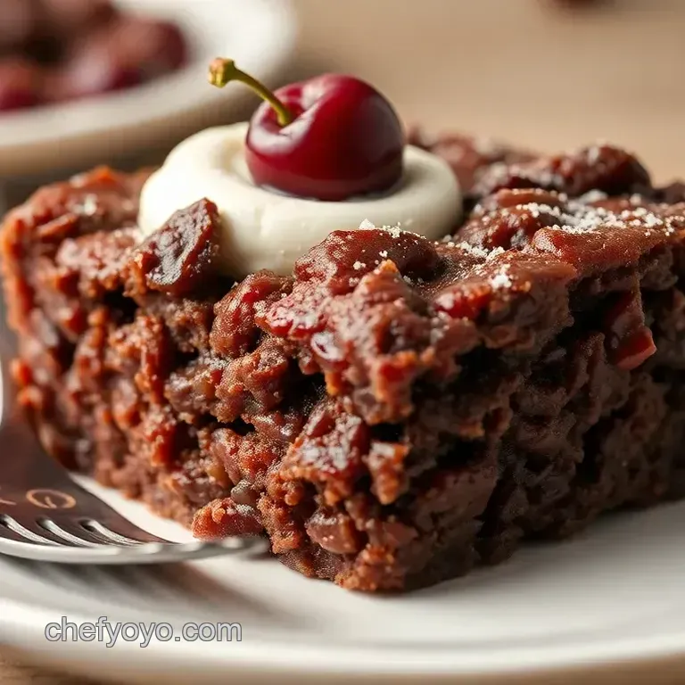 Chocolate Cherry Dream Dump Cake