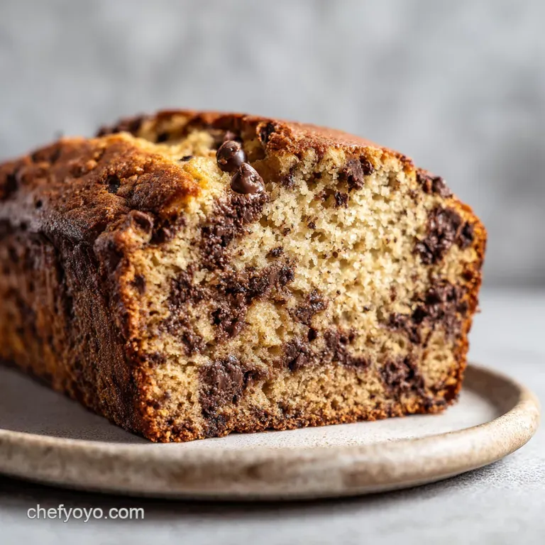 Chocolate Chip Banana Bread: Moist and Aromatic