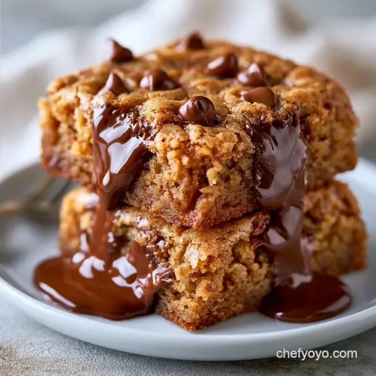 Chewy Chocolate Chip Cookie Cake Bars