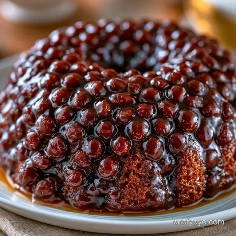 Single bite-sized dark cocoa cake topped with a dollop of white cream and a fresh raspberry on a gold-rimmed plate.
