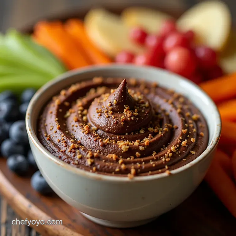 Decadent Dessert Hummus Chocolate Hazelnut Dream Dip