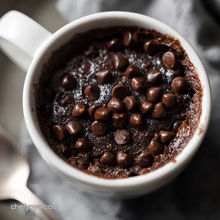 Chocolate Lava Mug Cake Melted Chocolate Chip Edition presentation