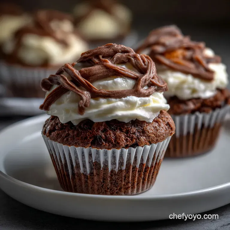 Spooky Chocolate Mummy Cupcakes Recipe