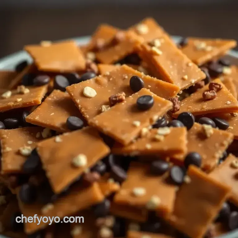 Christmas Crack: Addictive Toffee Cracker Treat presentation