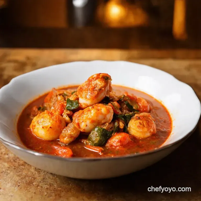 Cioppino Seafood Symphony in a Bowl presentation