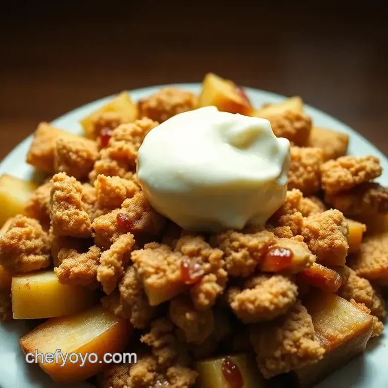 Classic Apple Crisp with a Crunchy Oat Topping