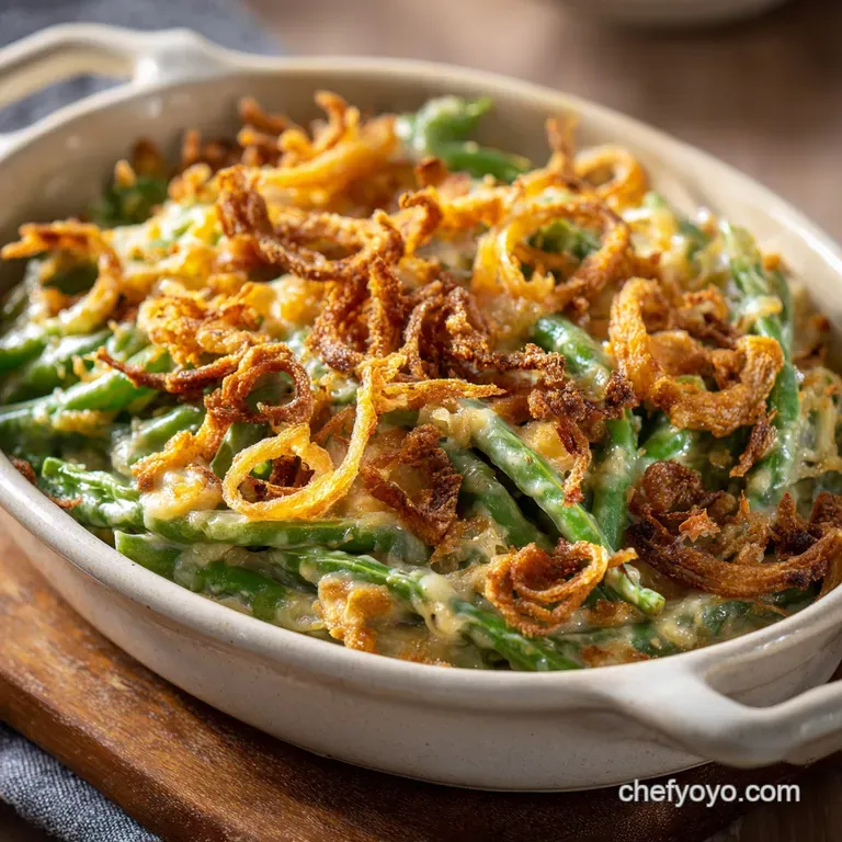 Campbells Green Bean Casserole: the Ultimate Elevated Holiday Classic presentation