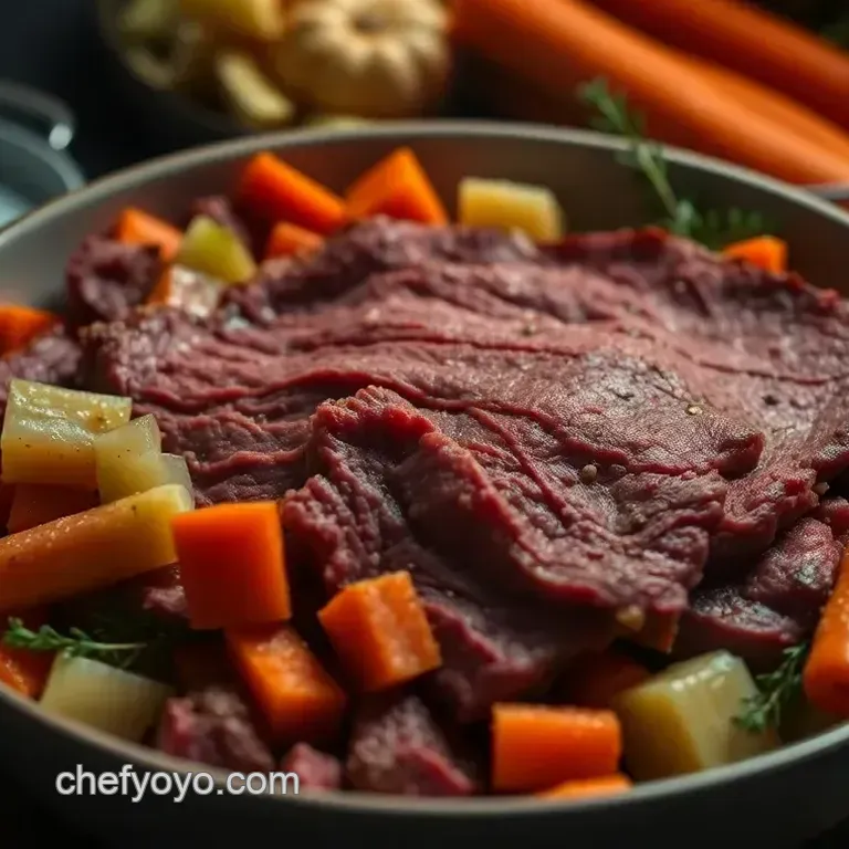 Classic Corned Beef and Cabbage with Chef s Kiss
