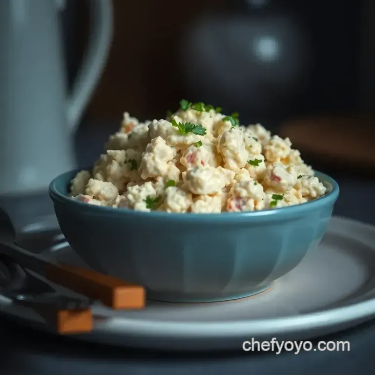 Classic Creamy Tuna Salad with a Twist presentation