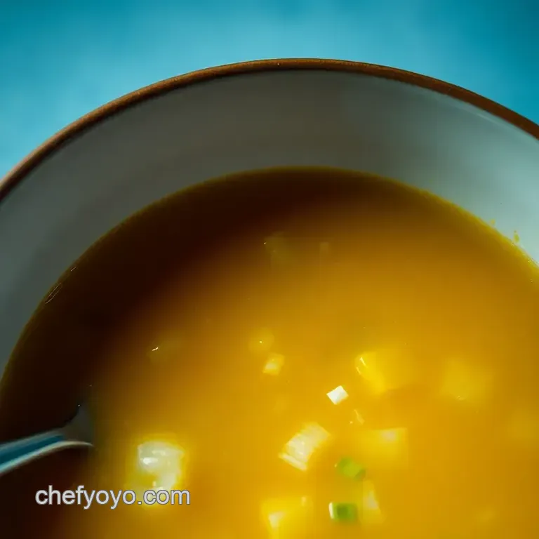 Classic Egg Drop Soup: A Silken Delight presentation