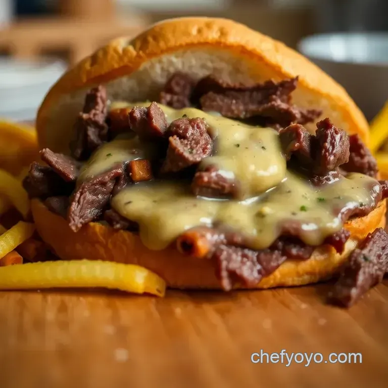 Classic French Dip Sandwiches with Savory Au Jus presentation