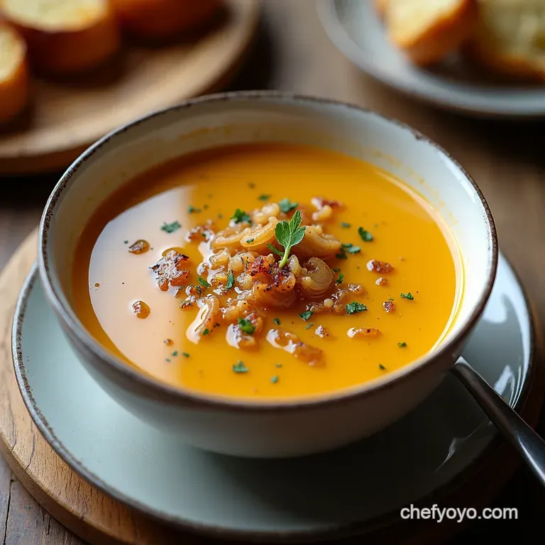 Classic French Onion Soup with Gruyère Croutons