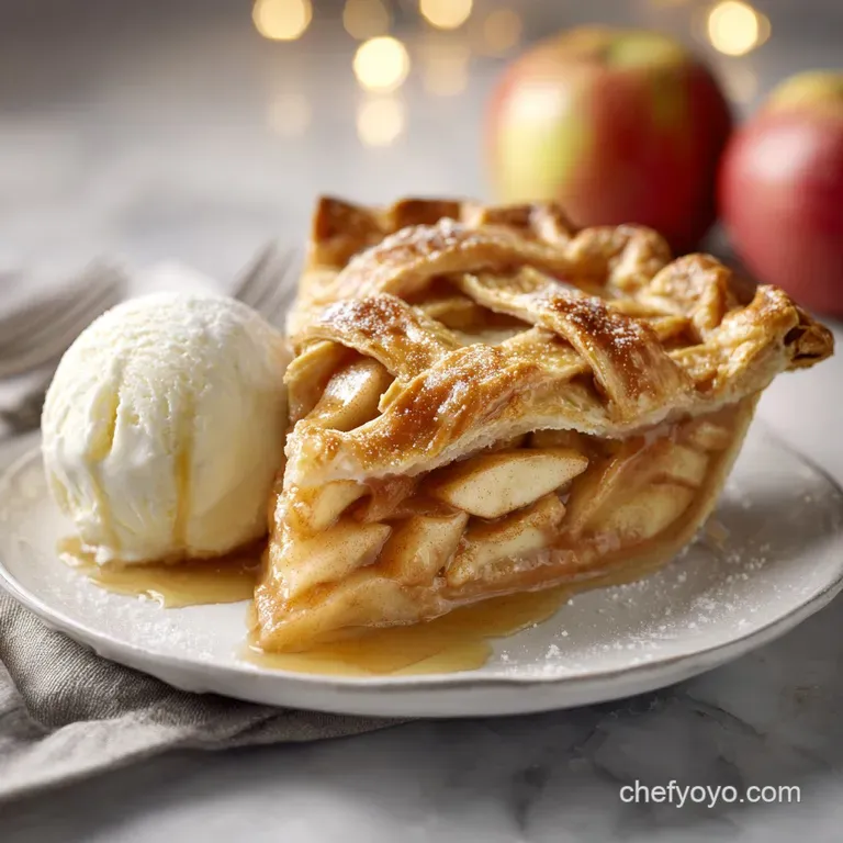 Classic Apple Pie: Crispy and Perfectly Set