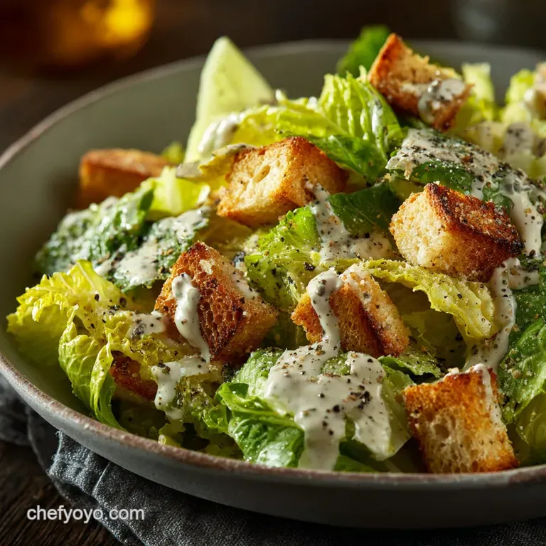 The Proper Classic Caesar Dressing Liquid Gold for Your Salad presentation