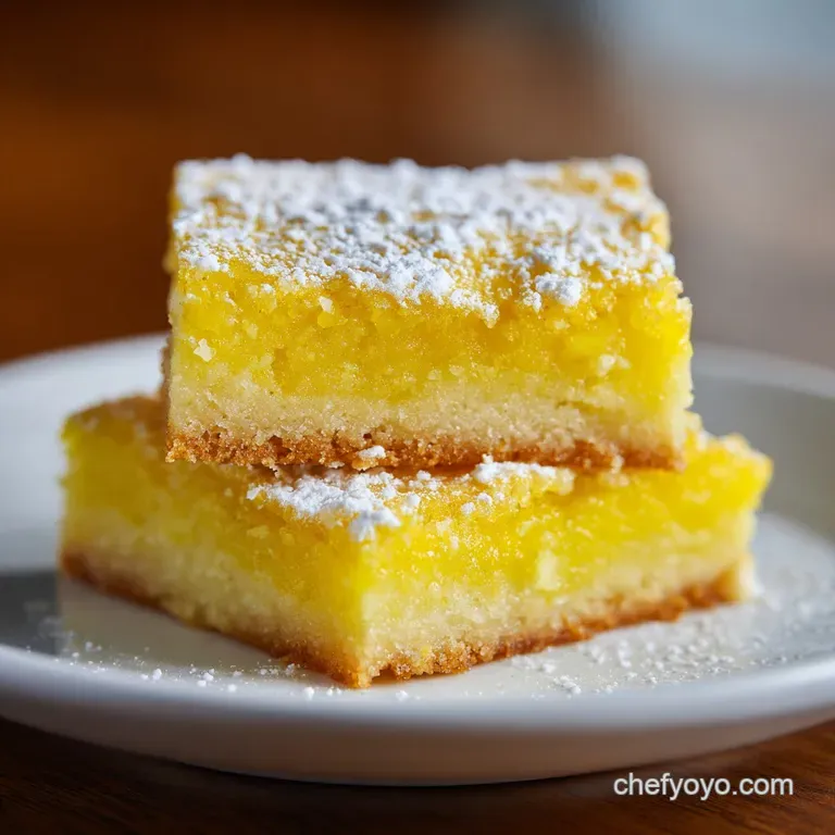 Lemon Bars: Tart and Creamy