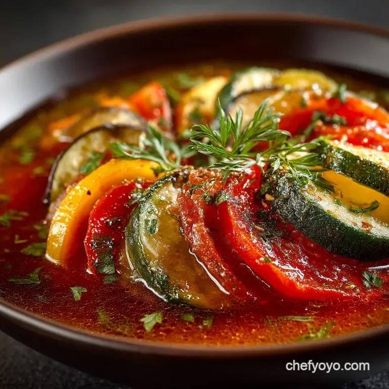 Provençal Sunshine The Ultimate Ratatouille Stew presentation