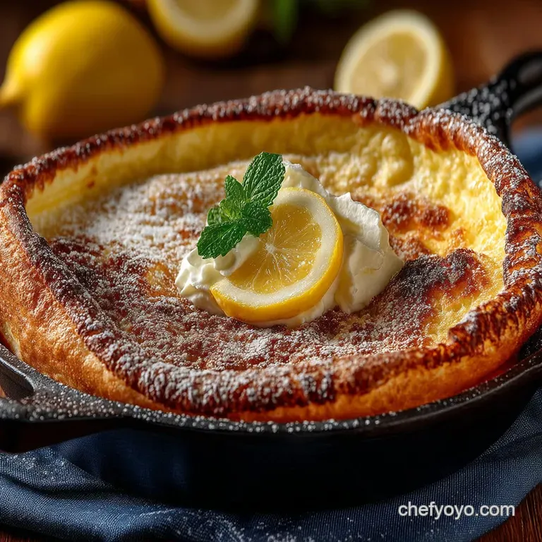 The Ultimate Puff Classic Lemon Sugar Dutch Baby Pancake