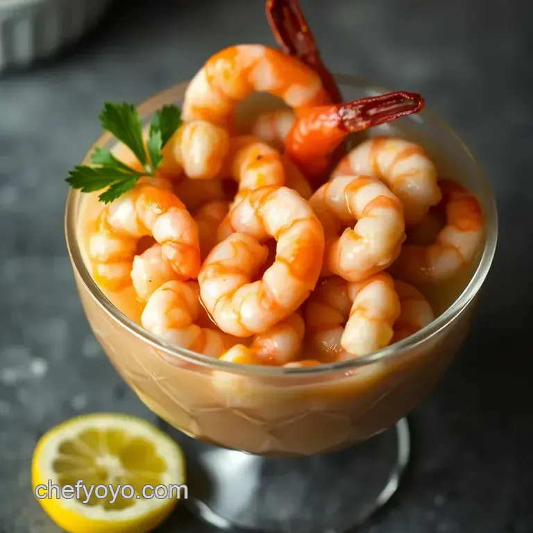 Classic Shrimp Cocktail: A Timeless Appetizer presentation