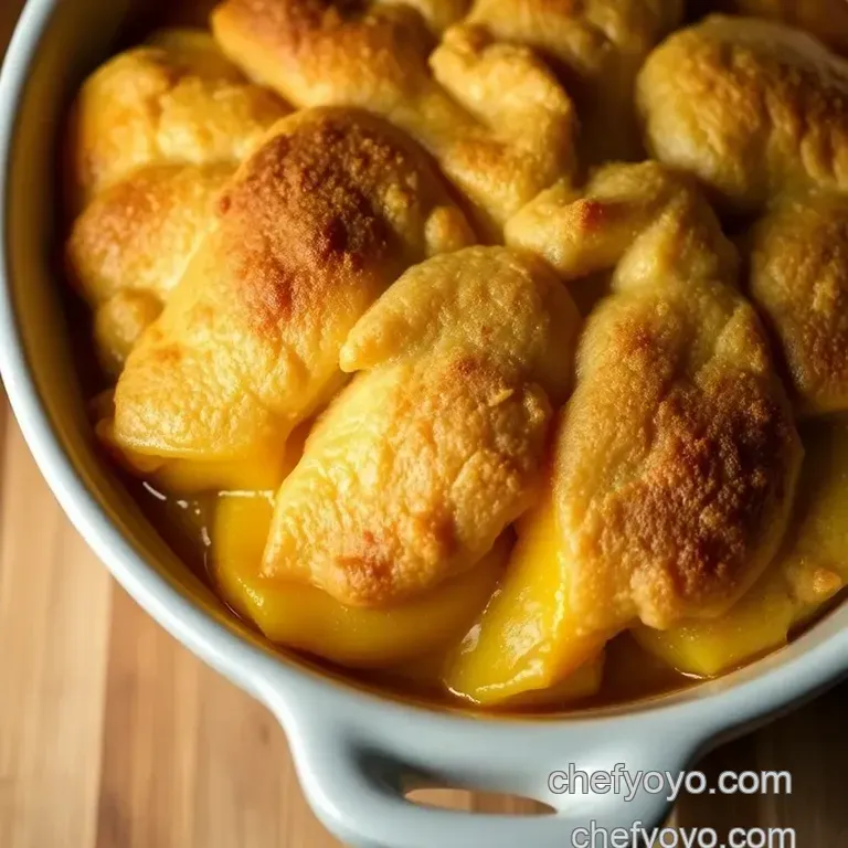 Classic Southern Peach Cobbler: a Simple and Irresistible Delight presentation