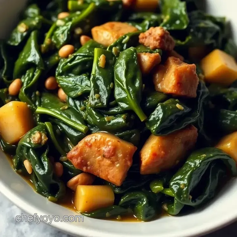 Classic Southern-Style Collard Greens presentation
